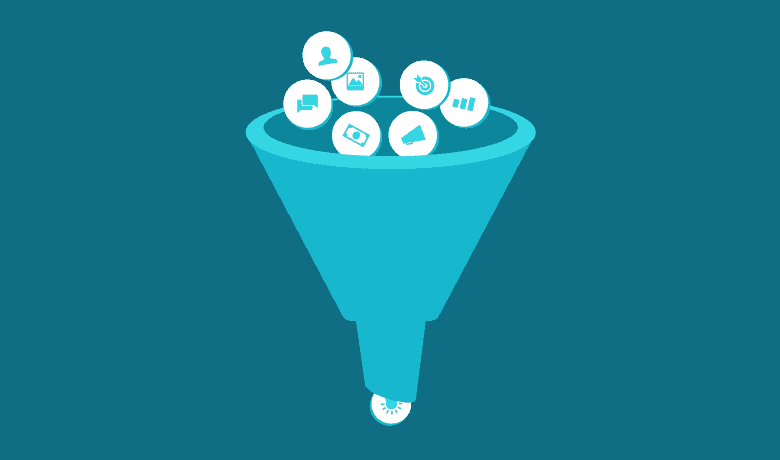 Image Showing Marketing Funnel Filling From The Top